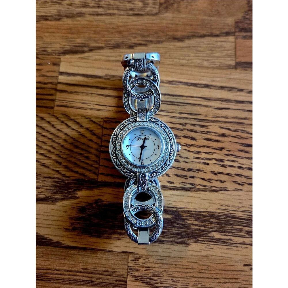 BRIGHTON "Stardust" Vintage Silver And Crystal Watch SWEET AND SPARKLY! - Picture 2 of 11